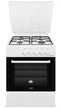 Плита газова ARTEL Apetito 00-G white (60*60,газ контр,стекл.кришка) - зображення 3