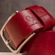 Ремень женский из натуральной кожи Grande Pelle leather-11262 120 Красный - изображение 6
