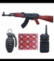 Детский автомат Golden Gun "АК-47" с пистонами и аксессуарами - изображение 2