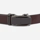 Ремень мужской из натуральной кожи Vintage leather-20278 115 см Коричневый - изображение 4