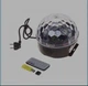 Диско шар Crownberg Magic Ball M6 c Bluetooth світломузика з колонкою та пультом управління Диско шар - стробоскоп + карта пам'яті в подарунок - зображення 7