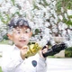 Игрушечный Пулемет генератор мыльных пузырей пистолет PRINCIPLE BUBBLE GUN GATLING машинка автомат електрический пузыремёт для детей Пузырьковая пушка Гатлинга 8 отверстий Black - изображение 8
