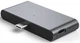 USB-хаб адаптер Ailink Aluminium USB-C 4K HDMI mini jack 3.5 мм Hub 5 в 1 Space Grey (AI-S8Pro_sg) - зображення 2