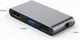 USB-хаб адаптер Ailink Aluminium USB-C 4K HDMI mini jack 3.5 мм Hub 5 в 1 Space Grey (AI-S8Pro_sg) - зображення 6