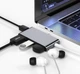 USB-хаб адаптер Ailink Aluminium USB-C 4K HDMI mini jack 3.5 мм Hub 5 в 1 Space Grey (AI-S8Pro_sg) - зображення 9