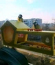 Кормушка для птиц на окно House_for_birds "Домик желтый" в подарочной упаковке - изображение 4