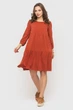 Платье Narodnyy Butik Тюльпан -2 46 Охровое 111-05 - изображение 1