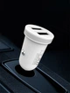 Автомобильное зарядное устройство XO TZ08 2 USB 2.1A кабель Lightning в комплекте White (17725) - изображение 4