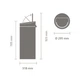 Ведро для мусора Brabantia Touch Bin 30 л White 115141 - изображение 5