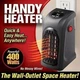 ​Портативный обогреватель керамический тепловентилятор Handy Heater 400 Вт мини - обогреватель беспроводной дуйчик - дуйка с таймером и терморегулятором - изображение 6