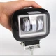 Фара-LED Квадрат 45W (15W*3) 10-30V 120*100*60mm Ближнє/Flood Лінзована +ДХО+Angel 88-45BC - зображення 1