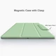 Магнитный чехол-книжка с фиксатором BBM1 Magnetic Case для iPad Pro 12.9" 2020/2021/2022 Зеленый Оливковый - изображение 6