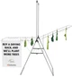 Сушилка для белья Brabantia 25 м Hangon Drying Rack Серый металлик (403545) - изображение 6
