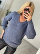Fashions • Светр жіночий оверсайз Ніка Fashions 44-56 джинс (231-нс) - зображення 4
