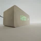 Wireless charger Годинник мережеві з бездротовою зарядкою VST-889 світле дерево з зеленої LED підсвічуванням - зображення 6