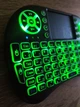 Акумуляторна Bluetooth клавіатура - джостік з тачпадом UKC RGB i8 UKR/ENG - зображення 5
