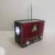 Радиоприемник на солнечной батарее с функцией power bank и фонариком NNS NS-1556S Red - изображение 8
