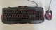 Набор для геймеров игровая мембранная клавиатура с мышкой с RGB LED подсветкой Atlanfa V100 USB - изображение 2