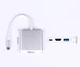 Переходник Type-C на HDMI USB 3.1, адаптер для MacBook Apple Type-С USB-хаб 4K (TypeC-HUB-3in1-SL) - изображение 6
