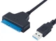Адаптер контролер USB 3.0 -> SATA для 2.5 "HDD / SSD диска перехідник (615039762) Чорний - зображення 3