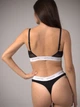 Комплект белья Apriori Bralette String AU-200122 S Черный (ROZ6400134939) - изображение 2