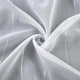 Вуаль тюль шифон полоски узкие серебристые, штрихи, белая с утяжелителем, ш.260 (37121.010) - изображение 1