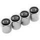 Ковпачки на ніпель з логотипом марки авто Kia Alitek Short Silver Кіа (4 шт) (67021) - зображення 5