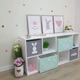 Стелаж для іграшок Scandic Kid 4 ящики 8 осередків Колір м'ятний з сірим - зображення 2