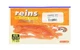 Силиконовый виброхвост Reins Bubbring Shad 4" #413 Chika Chika Orange (съедобный, 8шт) - изображение 2