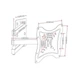 Кронштейн VESA Wall Mount SL10 для телевизора 23" - 32" настенный Черный (1282) - зображення 2