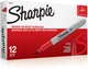 Маркеры перманентные Sharpie Permanent Markers, Fine Point Красный 12 шт. (‎30002) - изображение 6