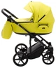 Коляска 2 в 1 Adamex Porto Light ECO кожа 100% SA-22 желтый - изображение 3