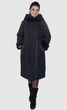 Пуховик Exclusive moda М-238 56 Темно-синий - изображение 2