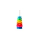 Розвиваюча іграшка Fat Brain Toys Пірамідка гвинтова тактильна SpinAgain (F110ML) - зображення 1