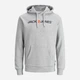Худи мужское Jack & Jones 12137054 XL Light Grey Melange (5713738735025) - изображение 7