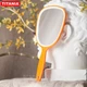 Зеркало косметическое овальное с ручкой оранжевое TITANIA art.1530 L - изображение 4