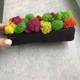 Брашырованое кашпо огнем со стабилизированым мхом MiNature Moss - изображение 2