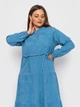Платье "Исида" (голубой) 50 (XL) - изображение 3