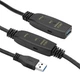 Активный удлинитель PowerPlant USB 3.0 AM - AF, 10 м (CA912858) - изображение 1