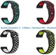 Набір ремінців 4 кольори BeCover Vents Style для Garmin Vivoactive 3/3 Music/Vivomove HR/Vivomove Girl (BC_706536) - зображення 1
