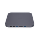 USB-хаб адаптер Ailink Aluminium USB-C Mac mini Hub Card Reader HDD/SDD slot Space Grey - зображення 1