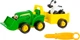 Ігровий набір-конструктор Tomy John Deere Трактор з ковшем і причепом (0036881472094) - зображення 3