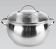 Кастрюля со стеклянной крышкой Maestro MR-3516-20 20 см 4 л Хром - изображение 1