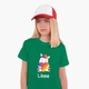 Детская футболка для девочек Лайк Единорог (Likee Unicorn) (25186-1037-75) 134-140 см Хлопок Темно-зеленый - изображение 4