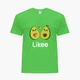 Детская футболка для девочек Лайк Авокадо (Likee Avocado) (25186-1031-38) 104-110 см Хлопок Зеленый - изображение 1