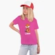 Дитяча футболка для дівчаток Лайк Лиса (Likee Fox) (25186-1033-66) 88-104 см Бавовна Темнорожевий - зображення 2