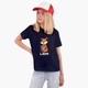 Дитяча футболка для дівчаток Лайк Лиса (Likee Fox) (25186-1033-80) 122-128 см Бавовна Темно-синій - зображення 2