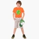 Детская футболка для мальчиков Рик и Морти (Rick and Morty) (25186-1240-49) 88-104 см Хлопок Оранжевый - изображение 2