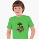 Детская футболка для мальчиков Майнкрафт (Minecraft) (25186-1177-76) 146-152 см Хлопок Темно-зеленый - изображение 1