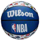 М'яч баскетбольний Wilson NBA ALL TEAM Outdoor Size 7 (WTB1301XBNBA) - зображення 1